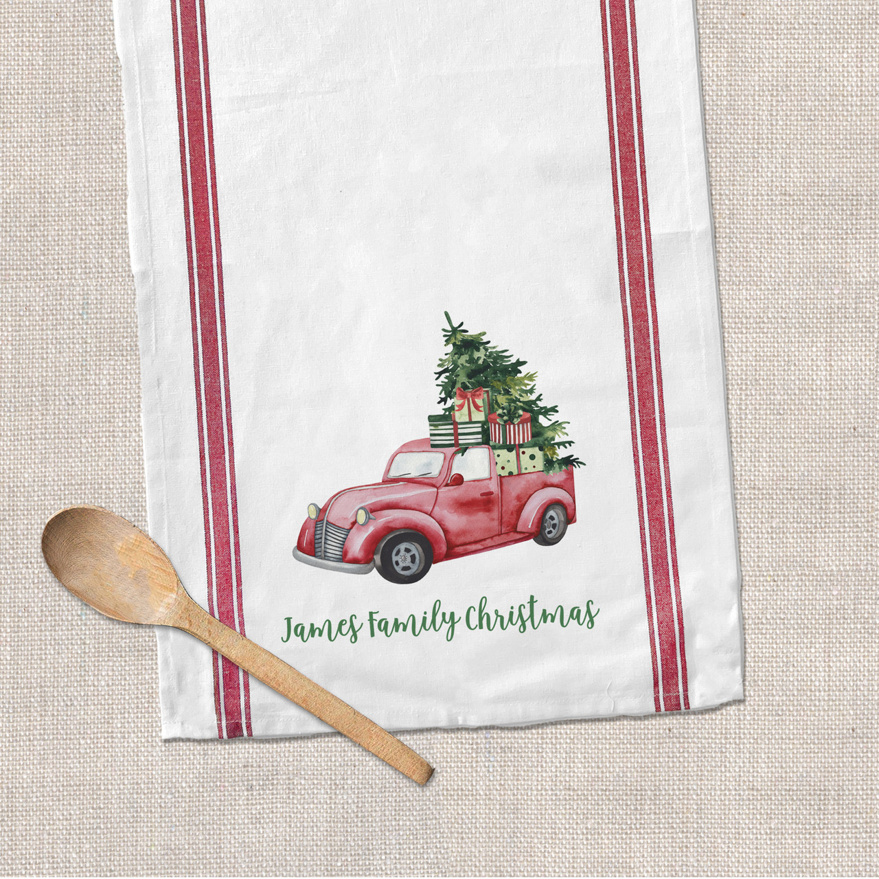 Flour Sack Christmas Designs Towel, Dish Towel, Funny Kitchen