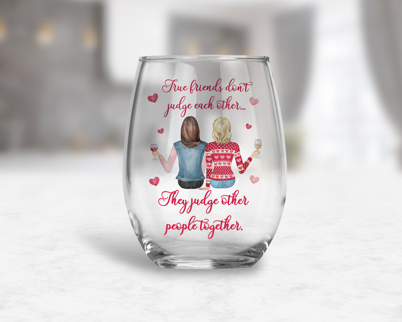 best friend wine glasses