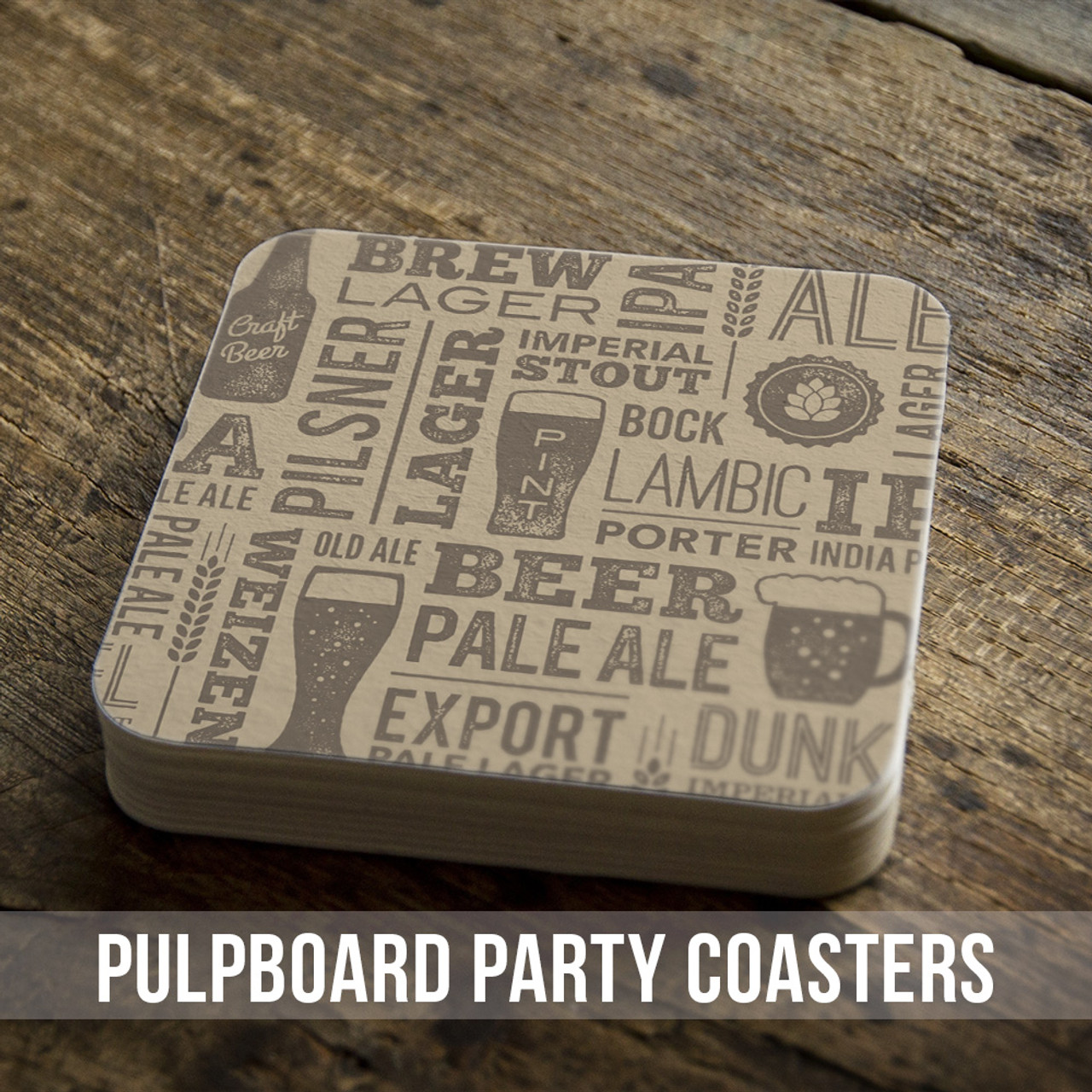 custom beverage coasters