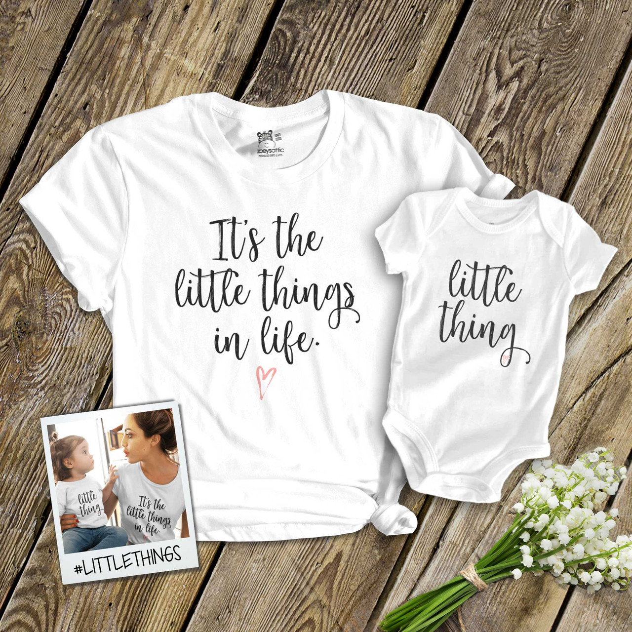 mom and baby matching shirts