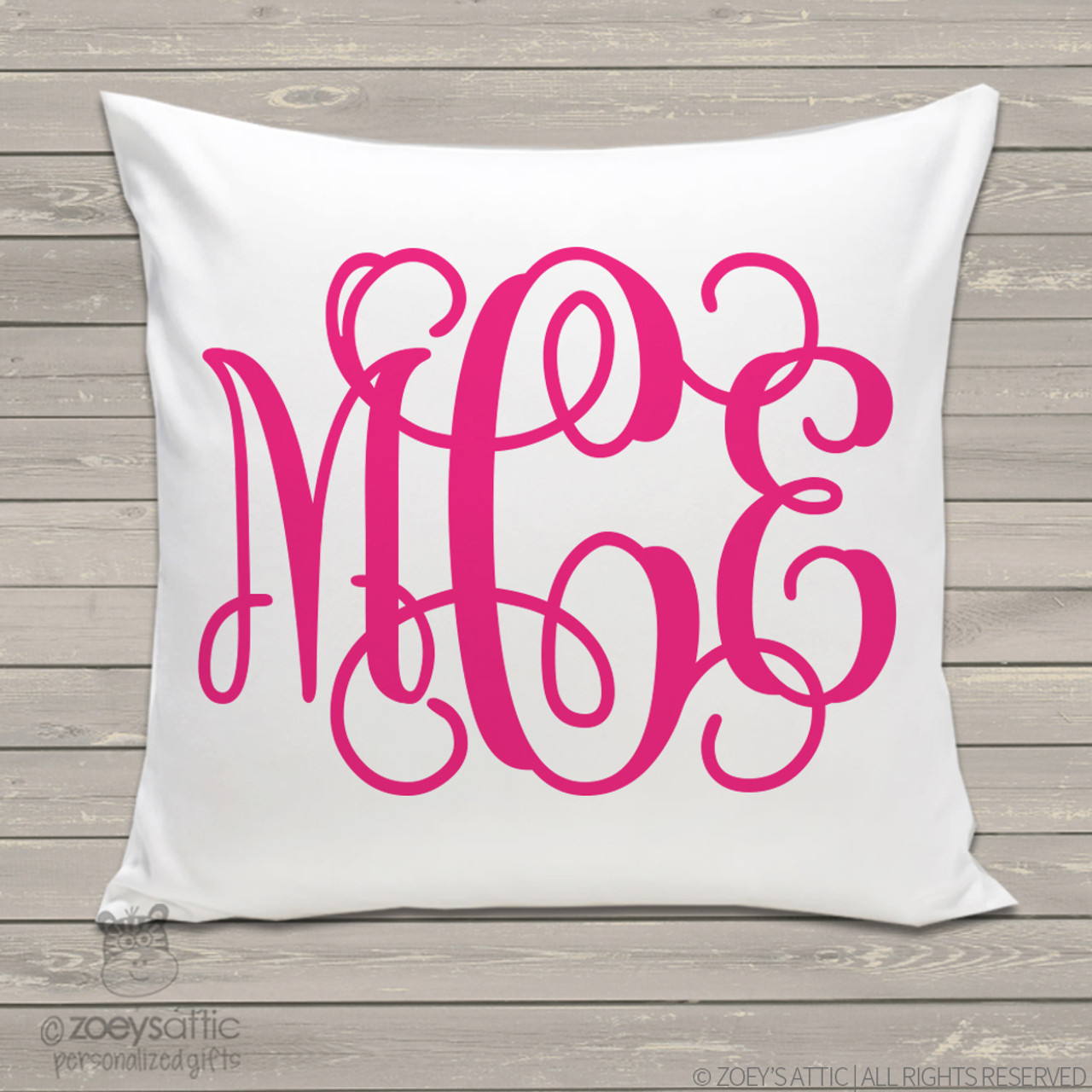 Monogram Pillow