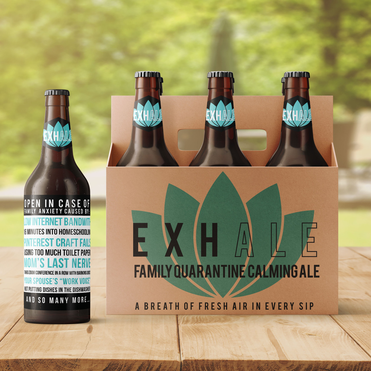 Beer bottle label paper