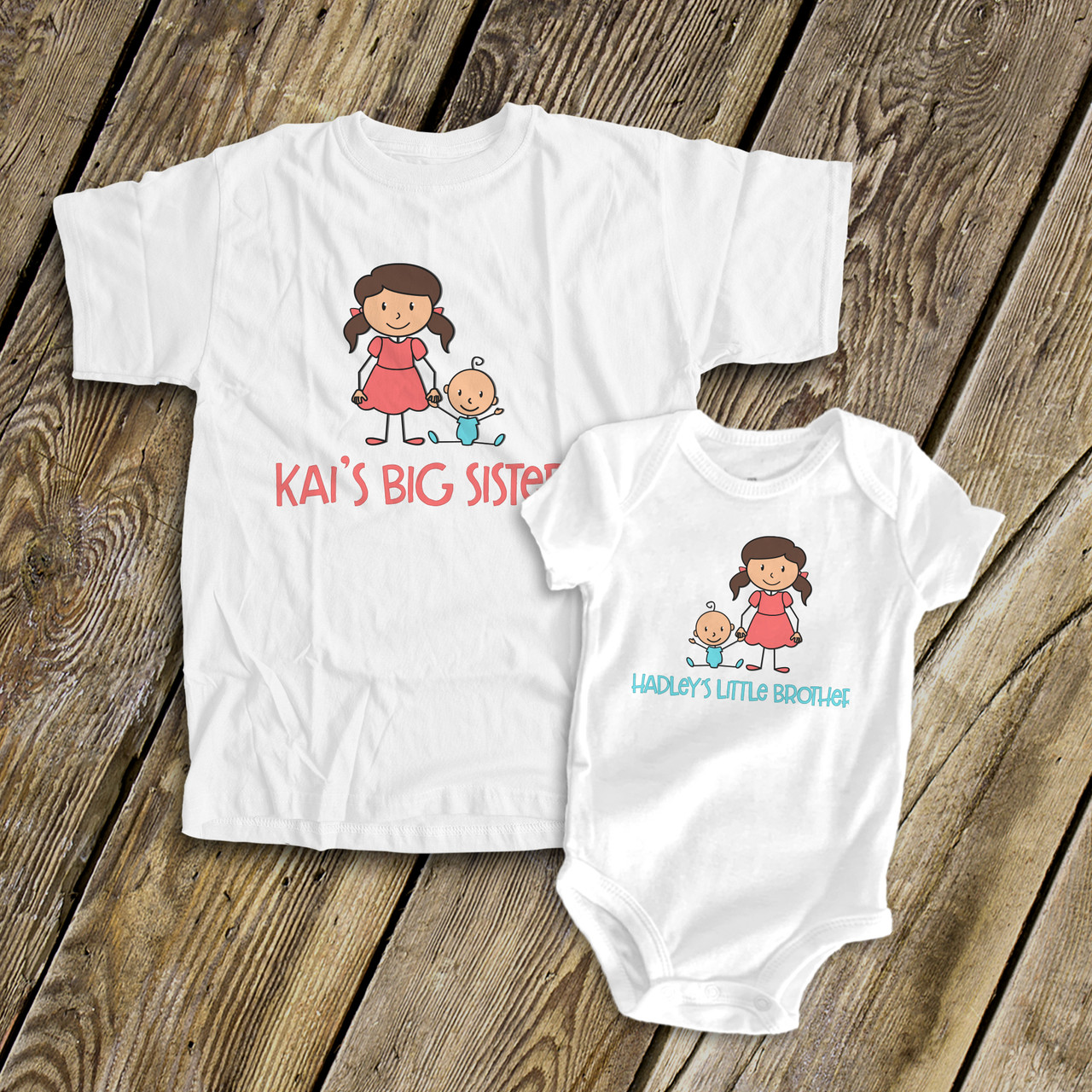 Big Brother Baby Sister Outfit Newborn Brother And Sister Matching