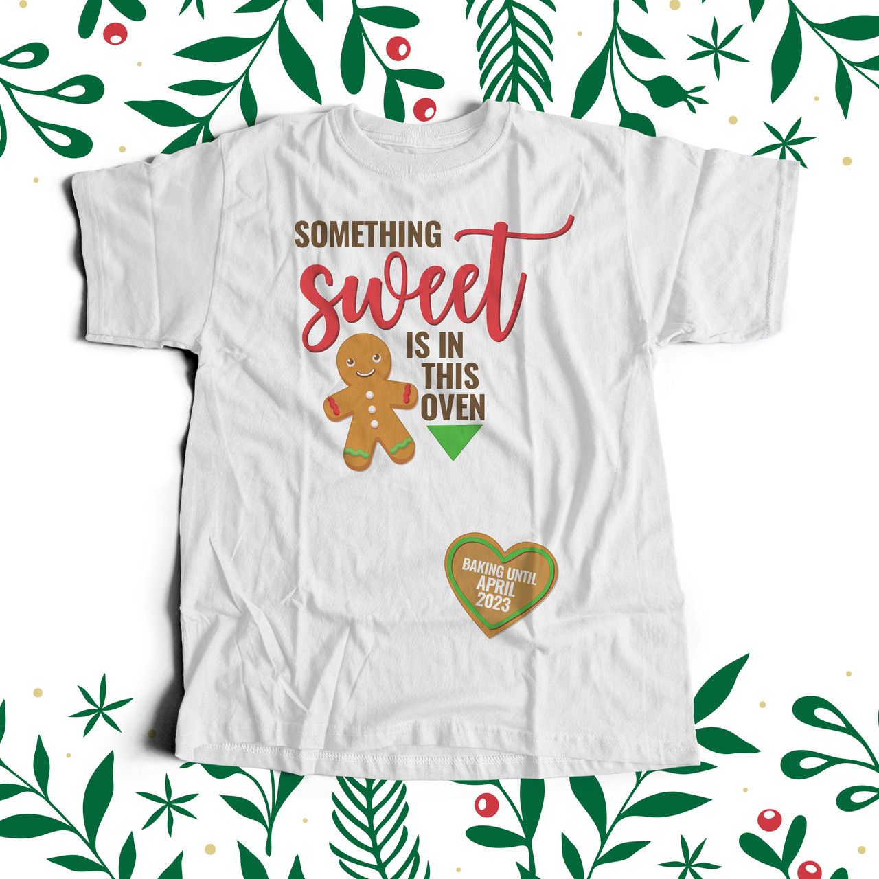Personalized Christmas Maternity T Shirts