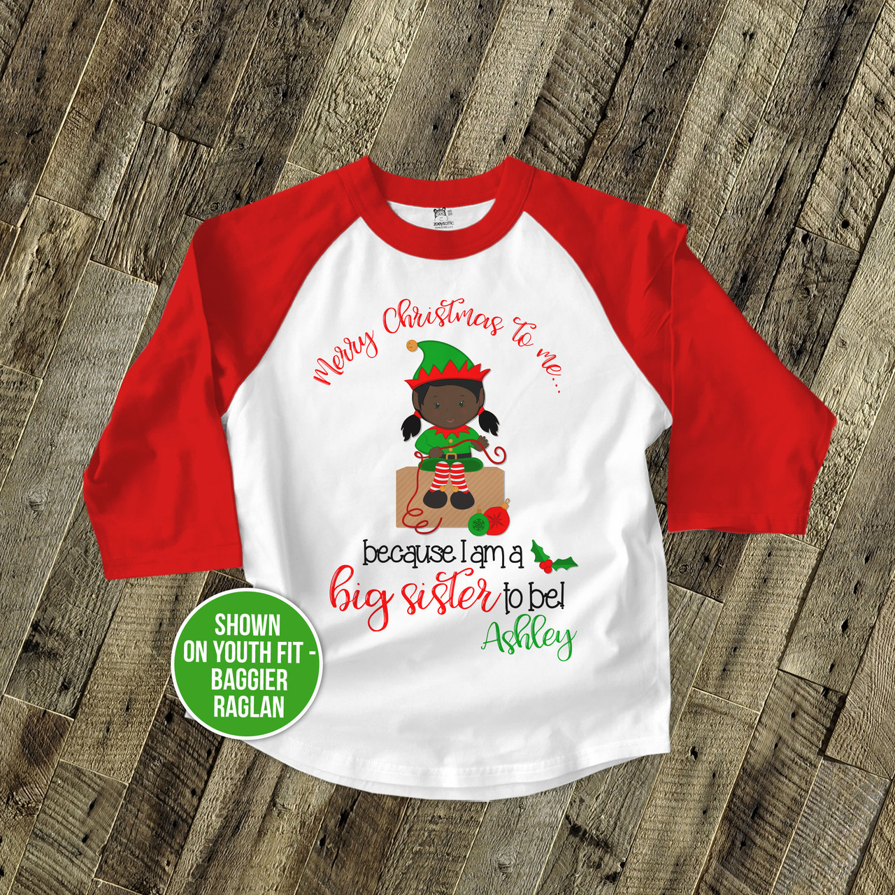 big sister shirt, merry christmas big sister elf pregnancy