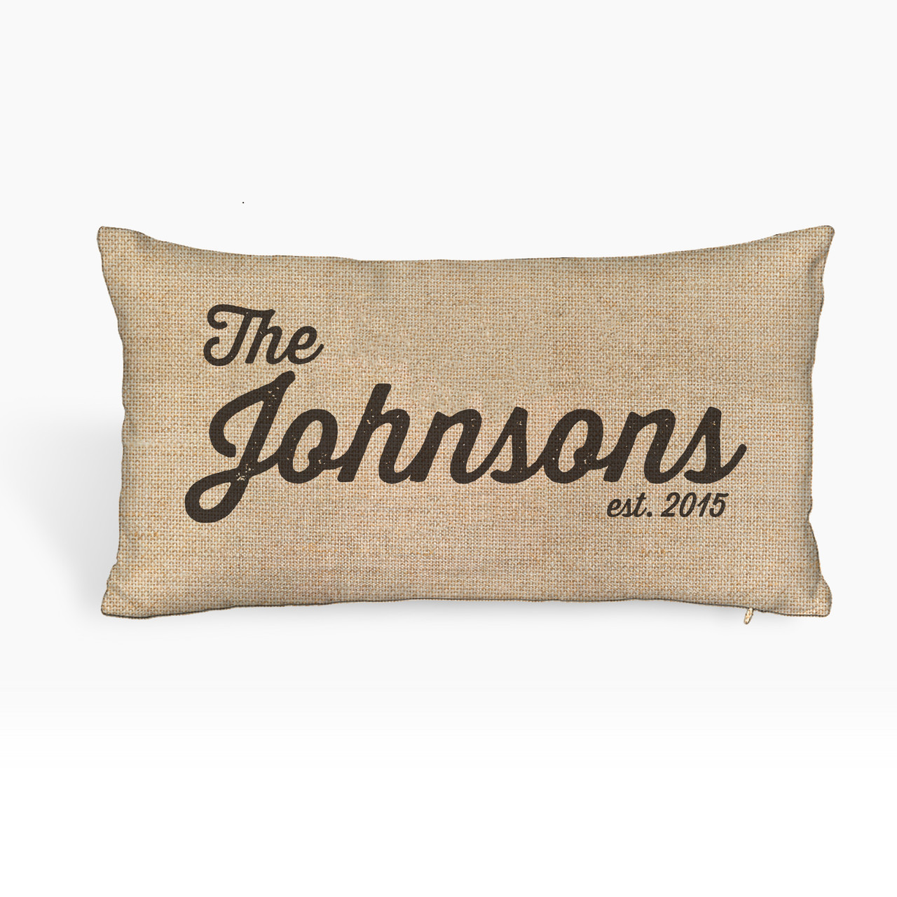 personalized lumbar pillow