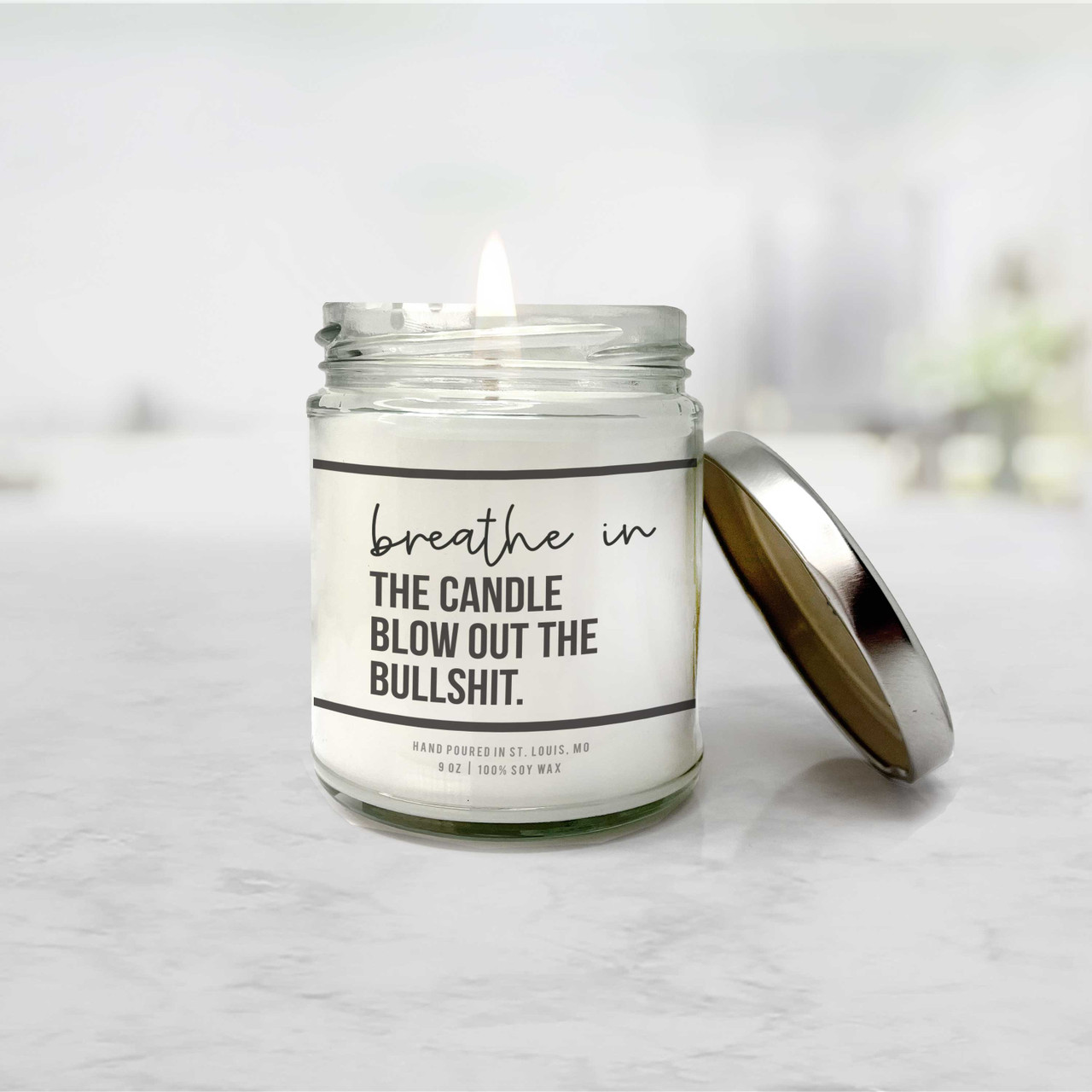 Sisters Make the Best Friends Personalized Soy Candle 