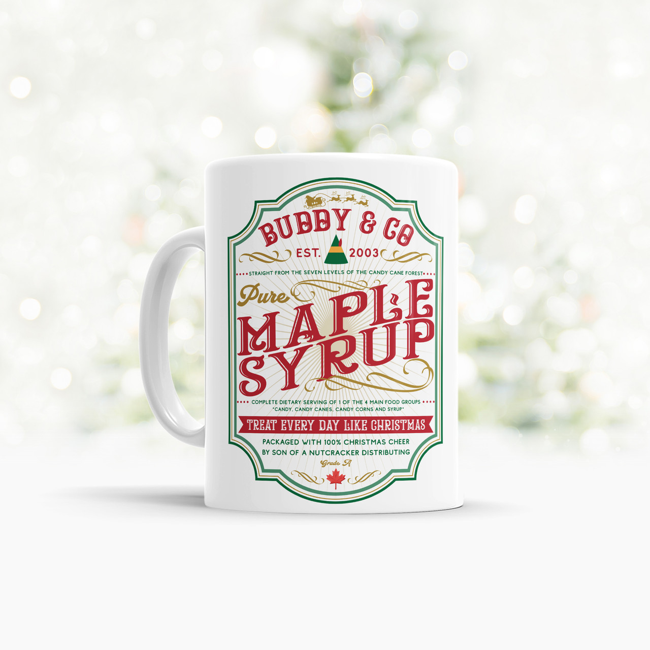 Buddy The Elf and Sayings Coffee Mug Canada