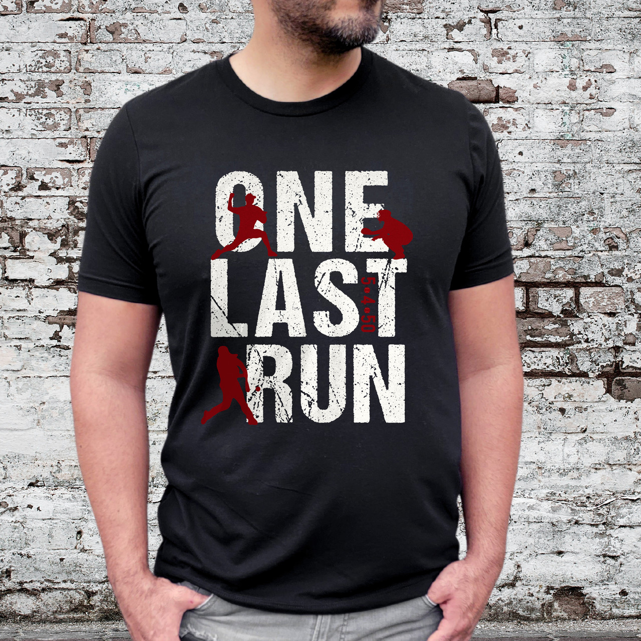 cardinal baseball shirt, best players one last run unisex dark tee