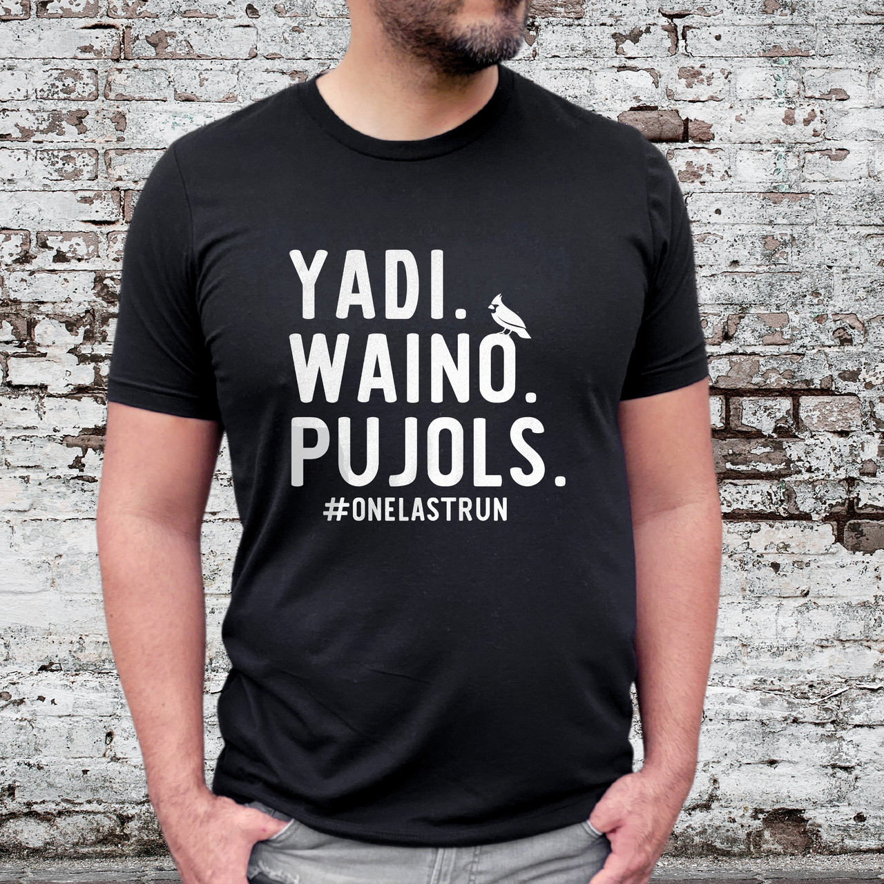 Pujols Waino Yadi STL Cardinals T-shirt 