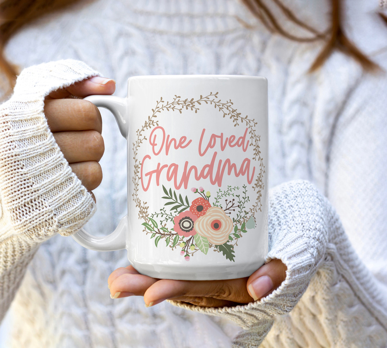 Personalized To Younger Sister Coffee Mug From Elder Sister Funny Sister  Gifts There Is No Gifts Than Sisters Flowers Custom Name Upload Photo  Ceramic