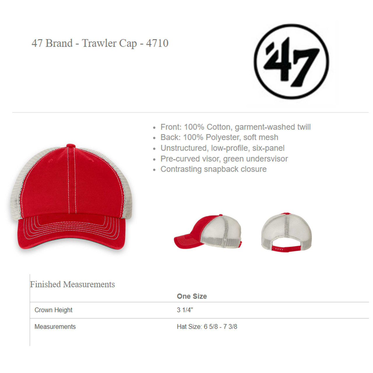 Design 47 Brand Trawler Hat