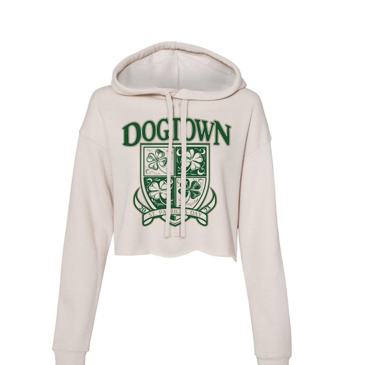 st patricks day sweatshirt, st louis dogtown shamrocks crop hoodie