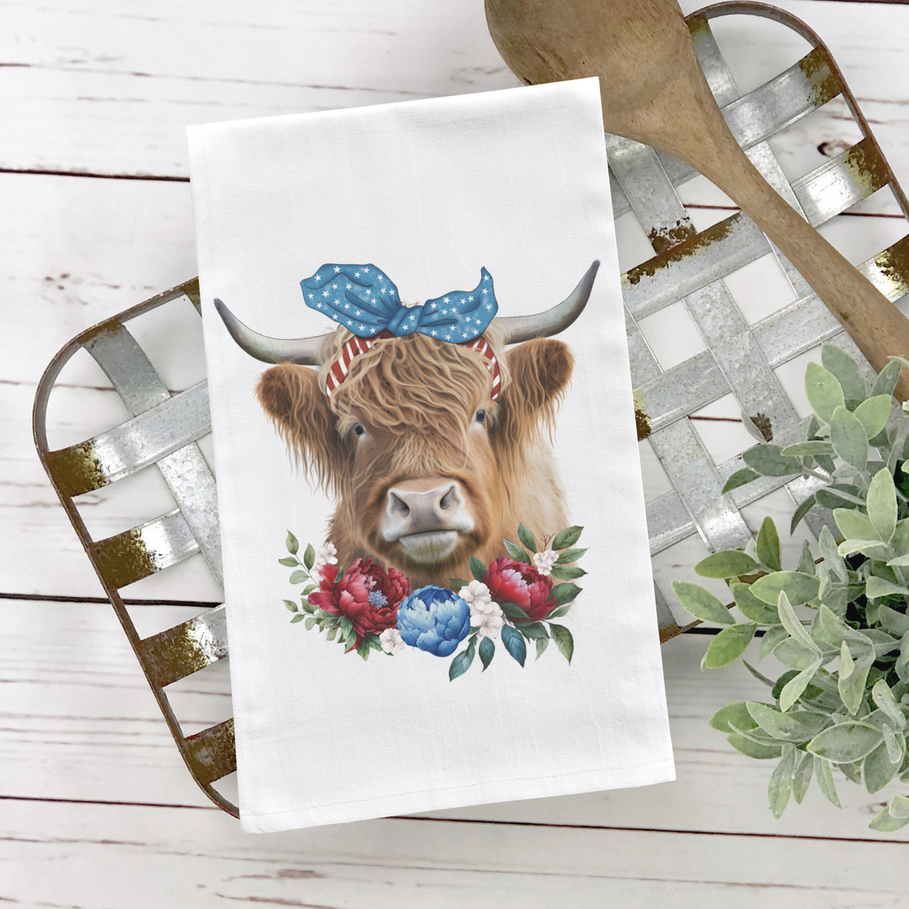 Cow Kitchen Towel. Towels With Cows, Housewarming Tea Towels, Country  Kitchen Decor, Waffle Weave Kitchen Towel. 