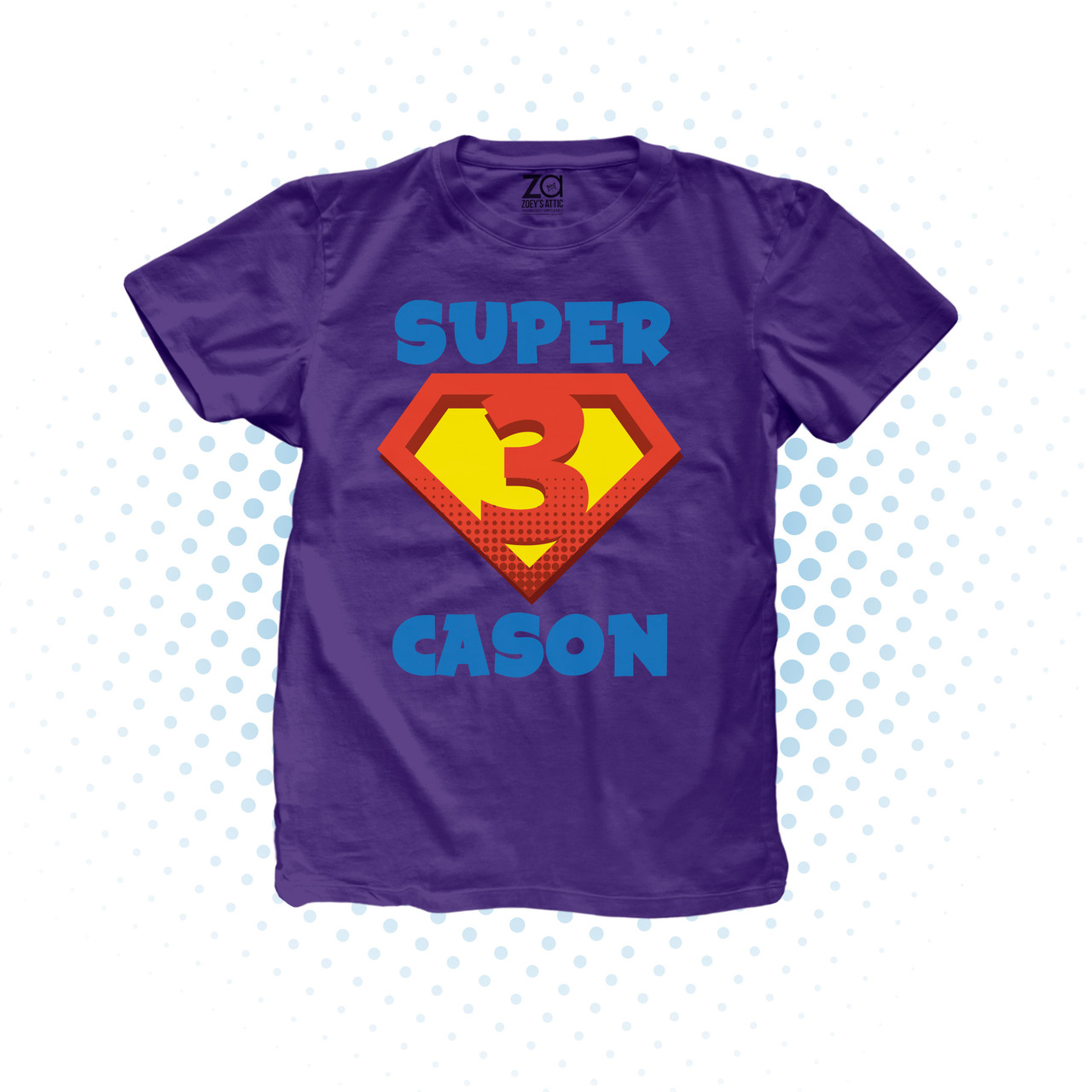 kids birthday shirts, super hero boy or girl superhero emblem