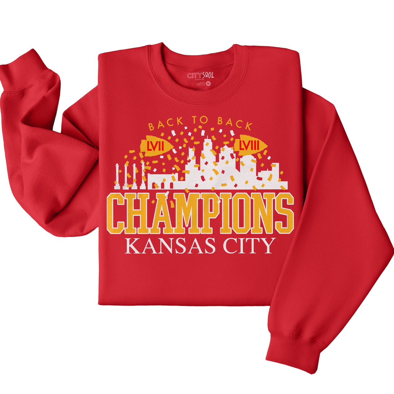 kansas city sweatshirt, football super bowl back to back champions