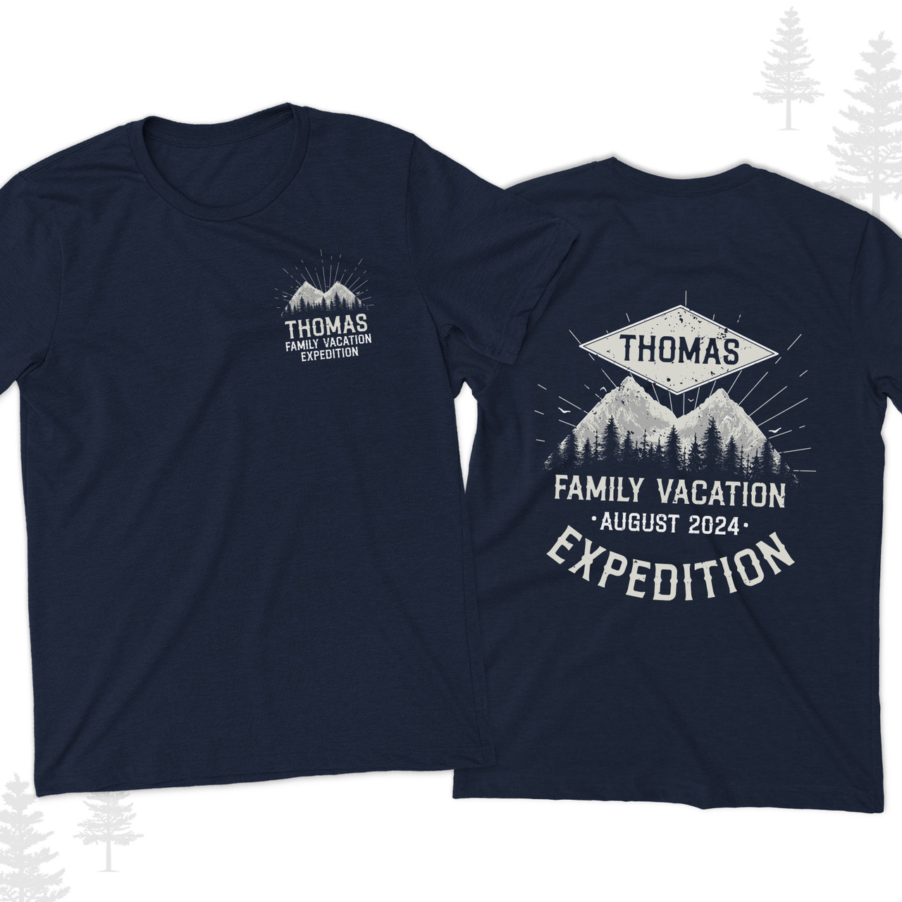 reunion family shirt, family vacation mountain trip adult unisex