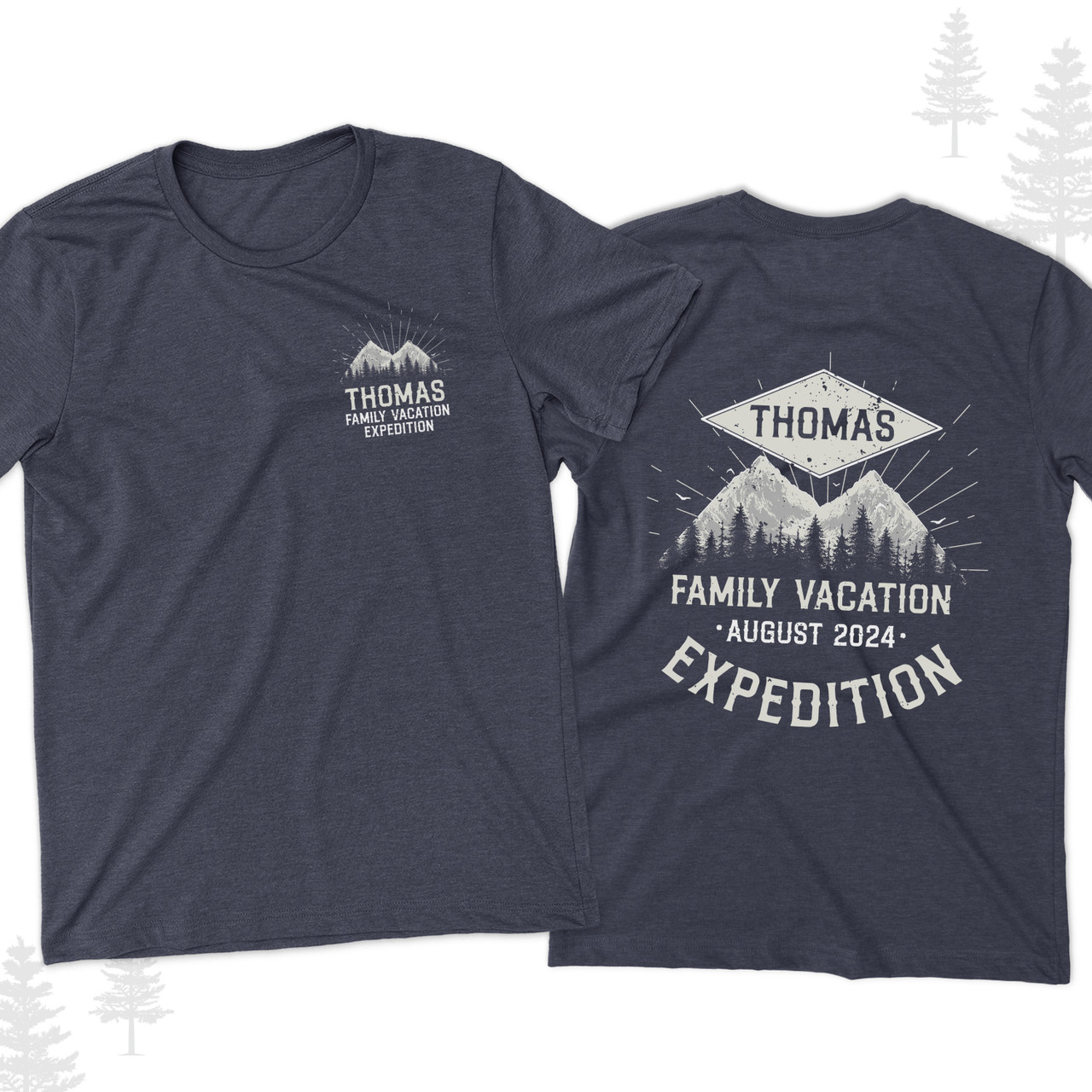 reunion family shirt, family vacation mountain trip adult unisex