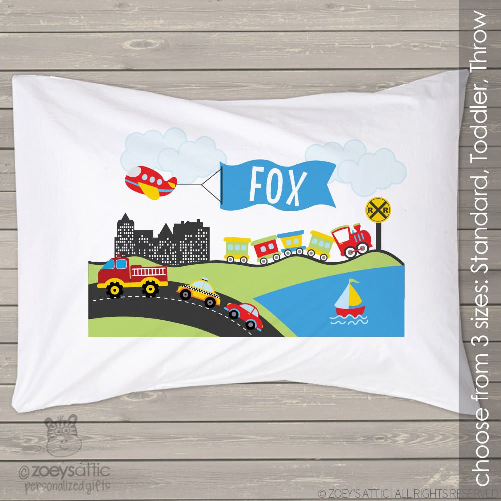 personalized kids pillowcase, initial monogrammed girl teen adult