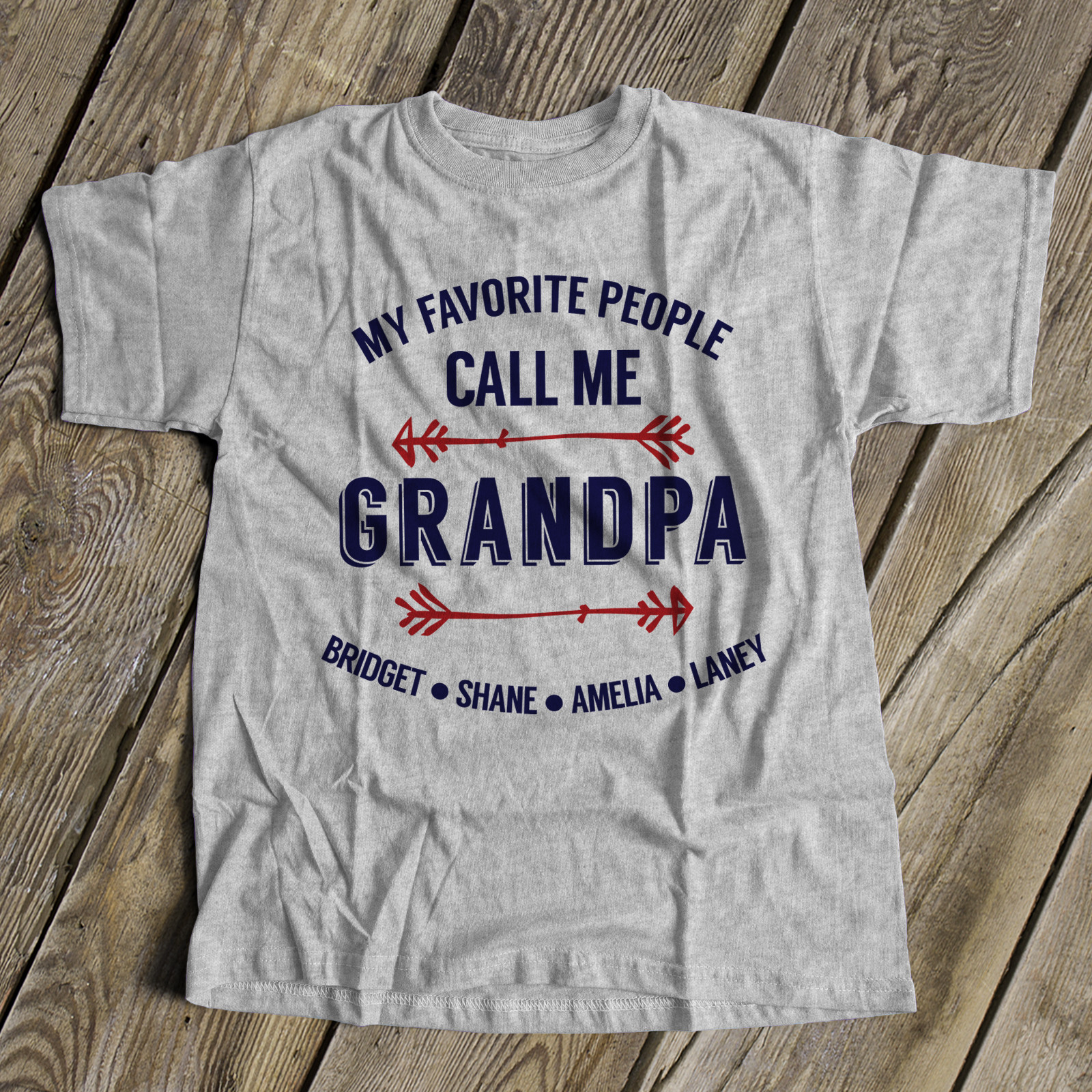 personalized mens shirt, custom favorite grandpa shirt