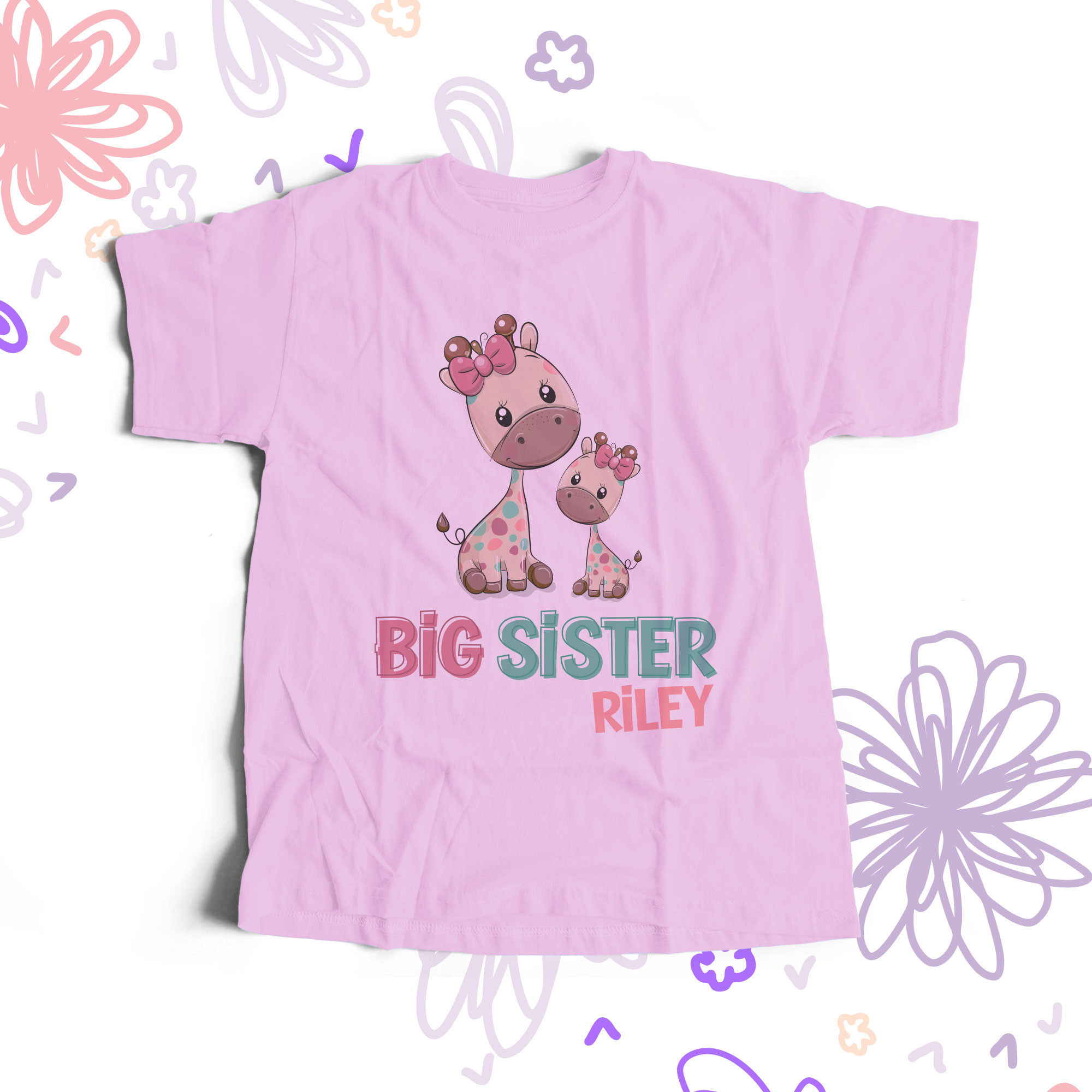 Personalized Big Sister T Shirts and Gifts — free download