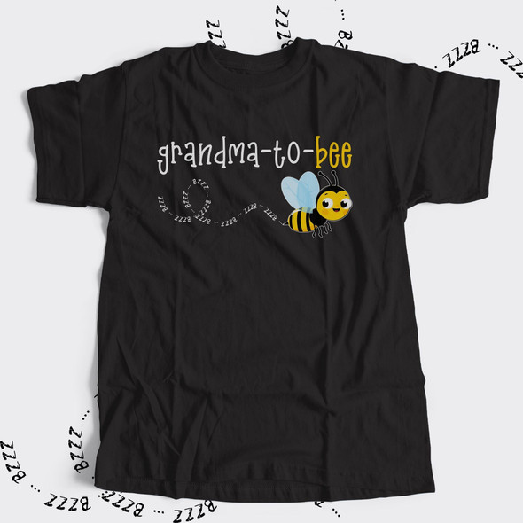 Grandma shirt grandma-to-bee pregnancy announcement custom DARK Tshirt