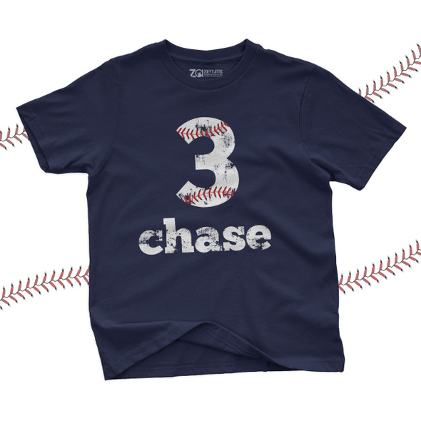 Baseball birthday DARK Tshirt 