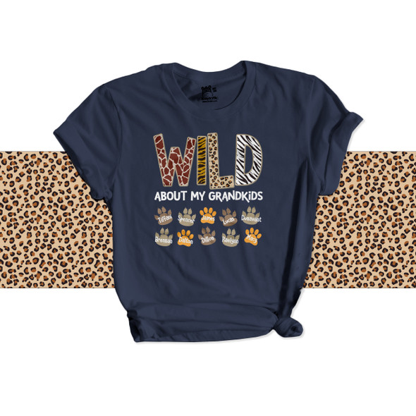 Wild about grandkids DARK Tshirt