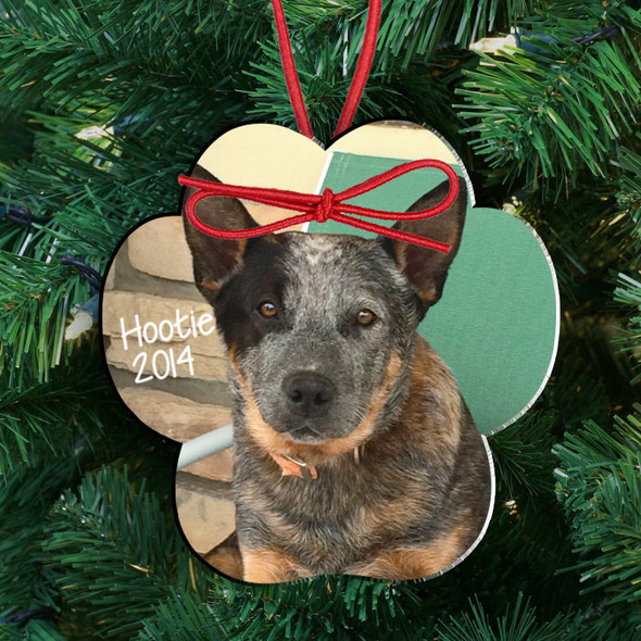 Personalized pet photo ornament