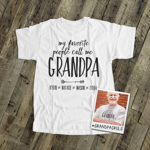 Call me grandpa arrow Tshirt