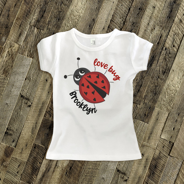 Valentine's Day love bug personalized shirt