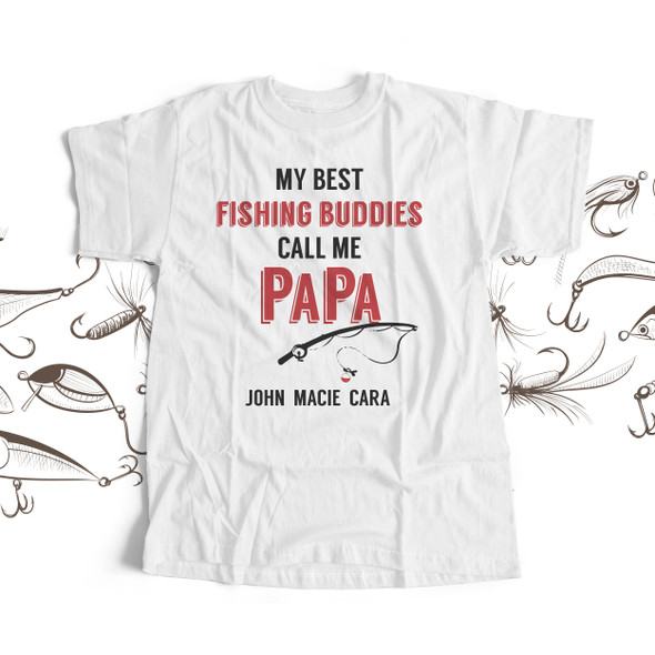 Call me papa fishing buddies Tshirt