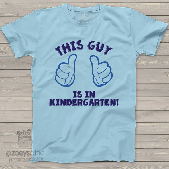 Back to school this guy is in kindergarten Tshirt