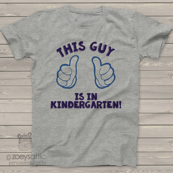 Back to school this guy is in kindergarten Tshirt