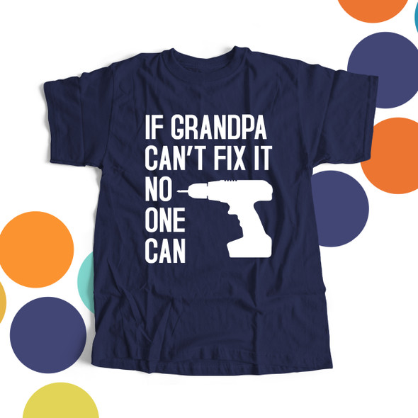 Se Nonno Can'T Fermaglio It T Shirt Compleanno Giorno Papà Padri - Foto 4