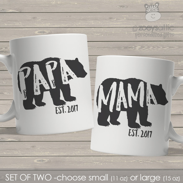 Papa Bear Mug By Jane Jenni from Jane Jenni – Urban General Store