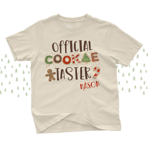 Official cookie taster holiday bodysuit or Tshirt