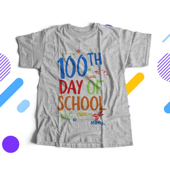 Student 100th day of school Tshirt