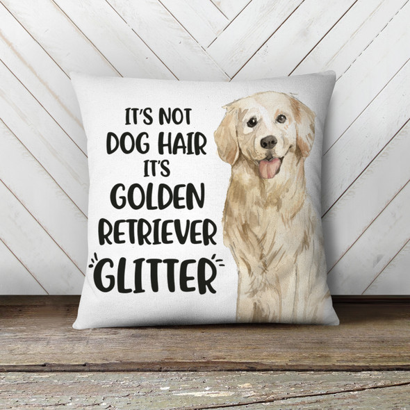 Golden retriever dog hair pillowcase pillow