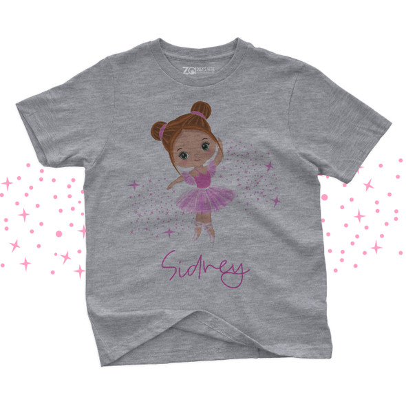 Dance shirt ballerina/dance personalized Tshirt