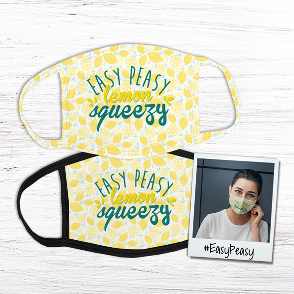 Easy peasy lemon squeezy fabric face mask