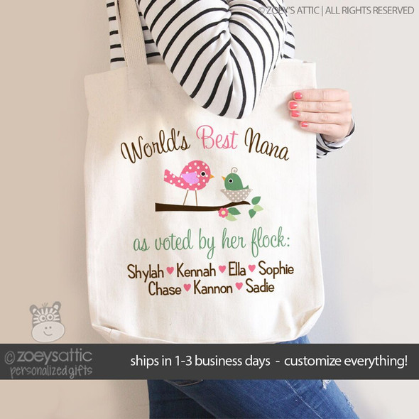 Flamingo Tote Bag Reversible Canvas Tote Bag With Flamingos 