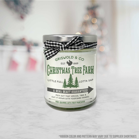 Griswold & Co christmas tree farm a real beaut soy blend wax candle 