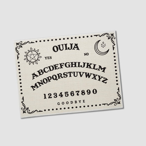 Halloween ouija board table setting placemat