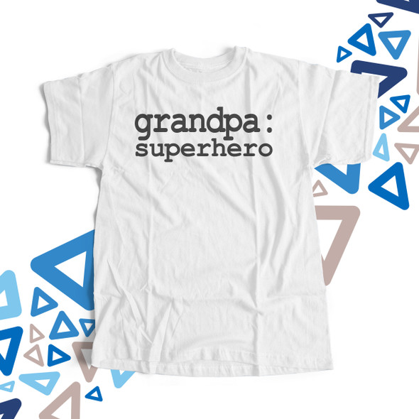 Grandpa superhero Tshirt