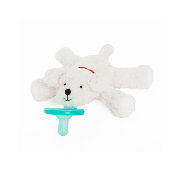 Bichon pup pacifier by Wubbanub