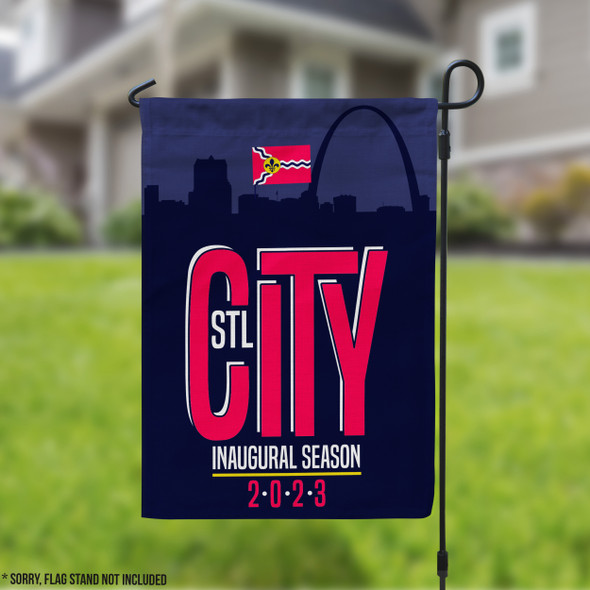STL City inaugural season St. Louis City Soccer garden flag