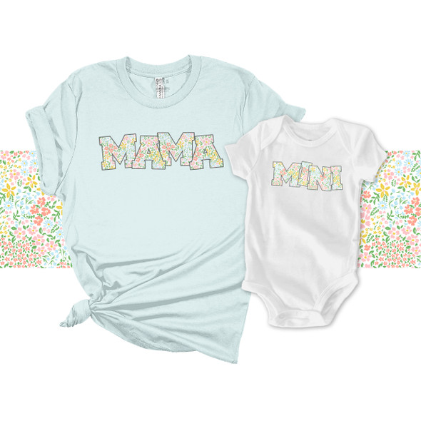 Mama and mini matching shirt and bodysuit set for Mother's Day or anytime