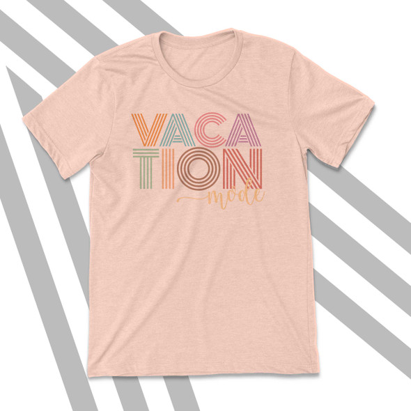 Vacation mode vintage unisex Tshirt