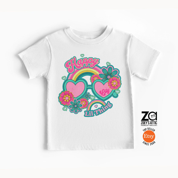 camping shirt, girl happy camper rv vacation kids tshirt